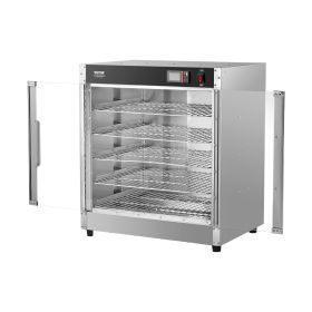 Hot Box Food Warmer 5-Tier Concession Warming Cabinet with Water Tray for Pizza