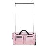 29 Inch Dance Bag with Garment Rack Rolling Duffle with Privacy Curtain Pink