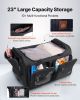 23 Inch Dance Bag with Garment Rack Rolling Duffle with Wheels for Travel Black