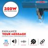 5 Core PA Speaker 12" 35W Bull Horn Loud Audio Indoor Outdoor Speakers System 8Ohm Reflex Megaphone - UHC 300