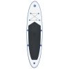 Stand Up Paddle Board Set SUP Surfboard Inflatable Blue and White